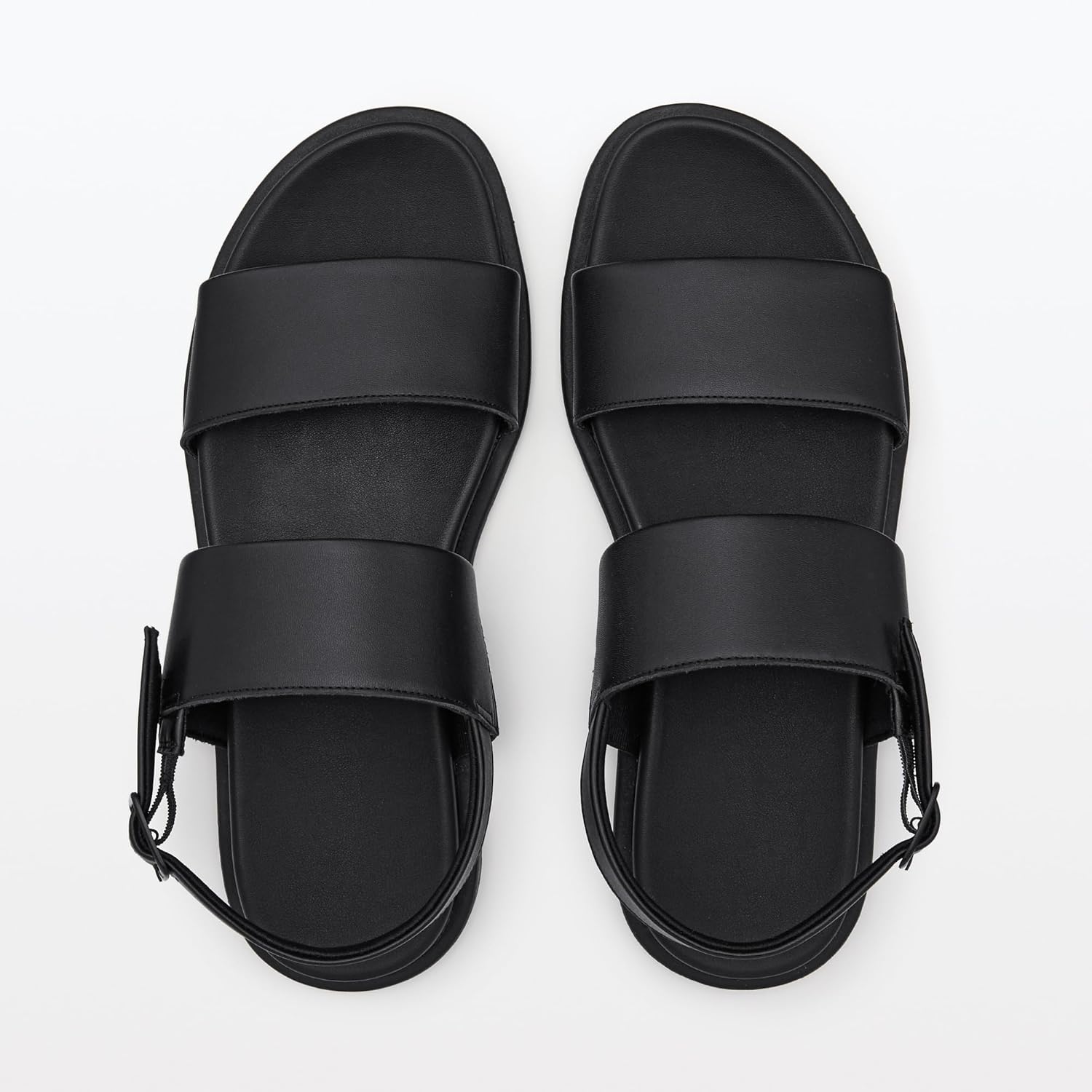 untishold サンダル ブラック 黒 レザー アンチジョルド サンダル - 靴 