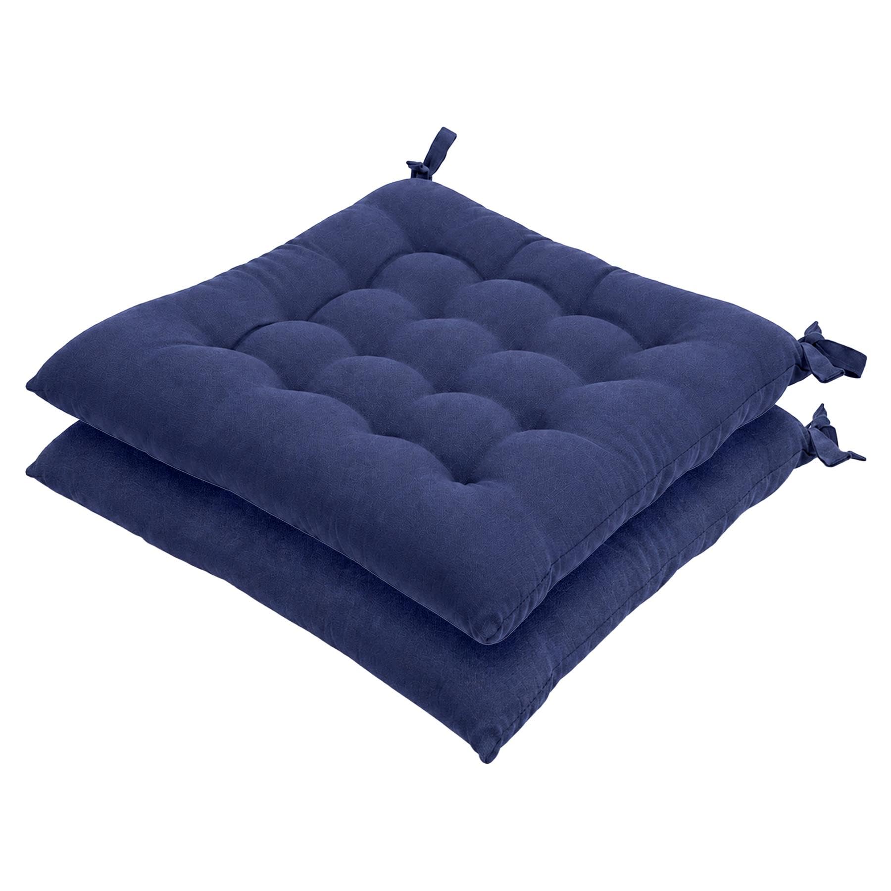 B&Q -  Square Seat Pads40 X 40CmNavyPack Of 2
