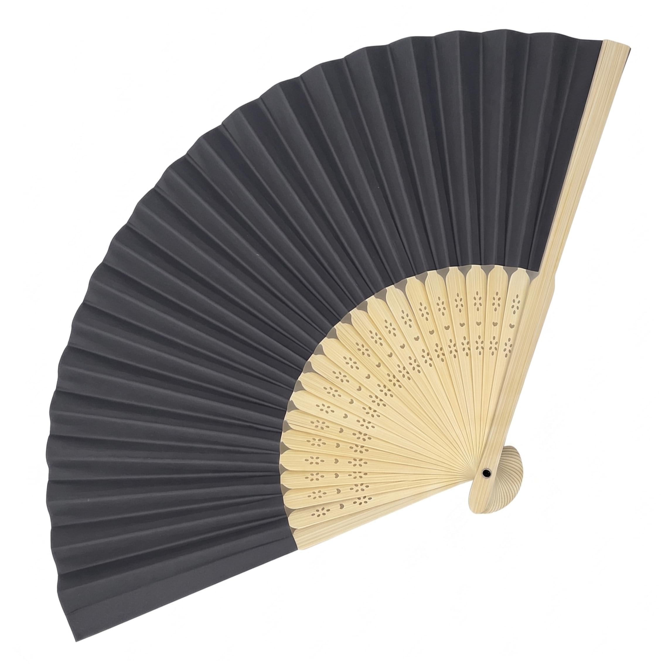 Sjfbebsy Vintage Foldable Silk Hand Fan, 8inch Women