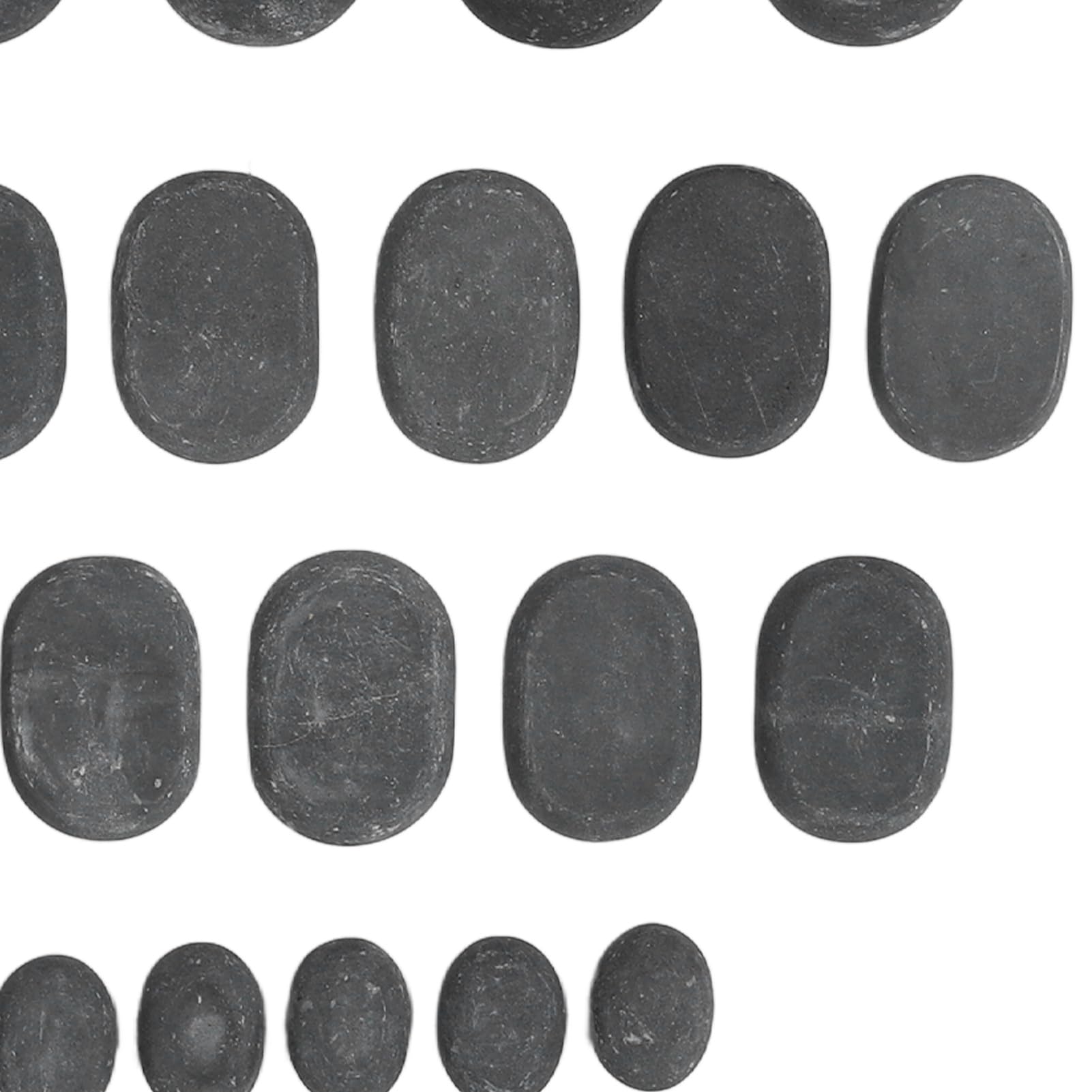 Set de Masaje con Piedras Calientes, para Relajación Corporal, 36 Piezas de Piedras de Basalto, Fácil de Usar, Retención de Calor, Masaje Terapéutico
