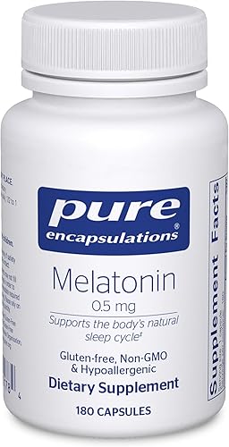 Miniatura 10 de Pure Encapsulations Melatonina 0.5 mg  Suplemento antioxidante para apoyar el sueño natural*  60 cápsulas