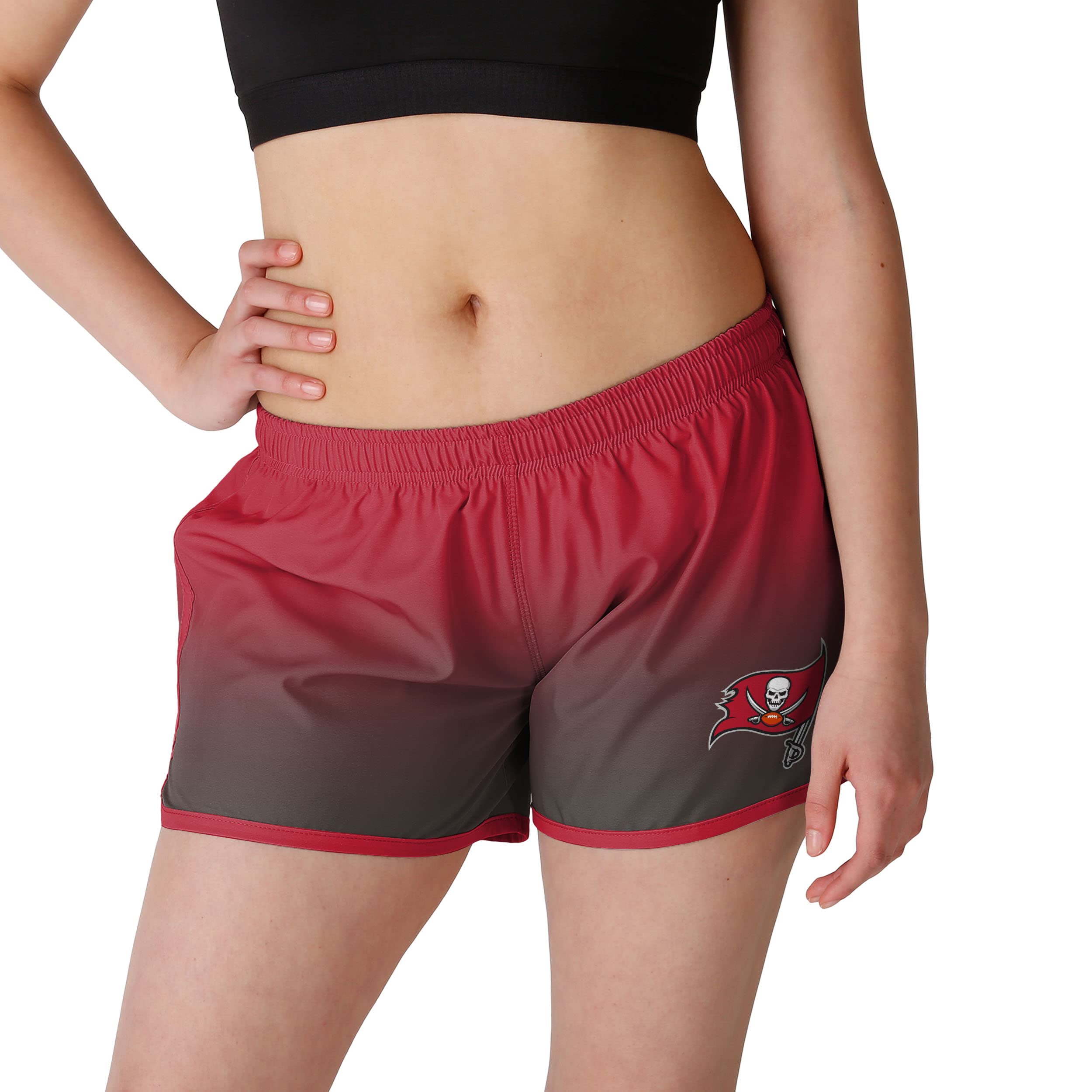 FOCO Women's NFL Team Logo Ladies Running Shorts