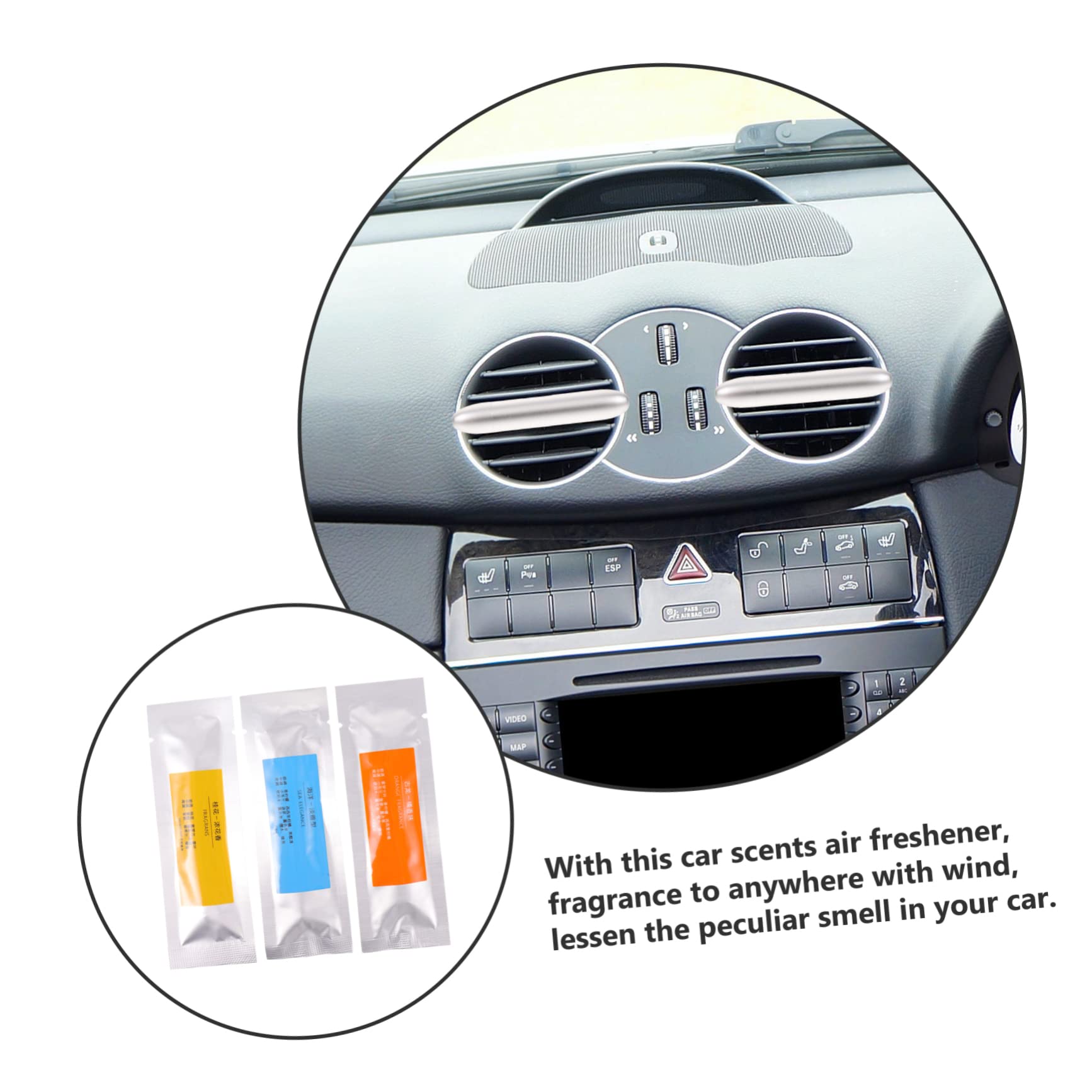 ULTECHNOVO 4 Pz Clip per con presa d'aria fragranza maschile eau de parfum da uomo profumatore auto deodorante auto profumi auto diffusore clip di sfiato per deodoranti per auto