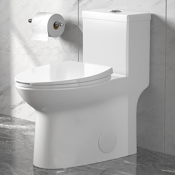 DeerValley DV1F52508 Symmetry One Piece Toilet, Dual Flush 1.1/1.6 GPF