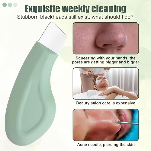 Miniatura 3 de PAGOW Herramientas removedoras de puntos negros, removedor de espinillas de nariz de silicona, espátula de limpieza profunda, rascador facial suave