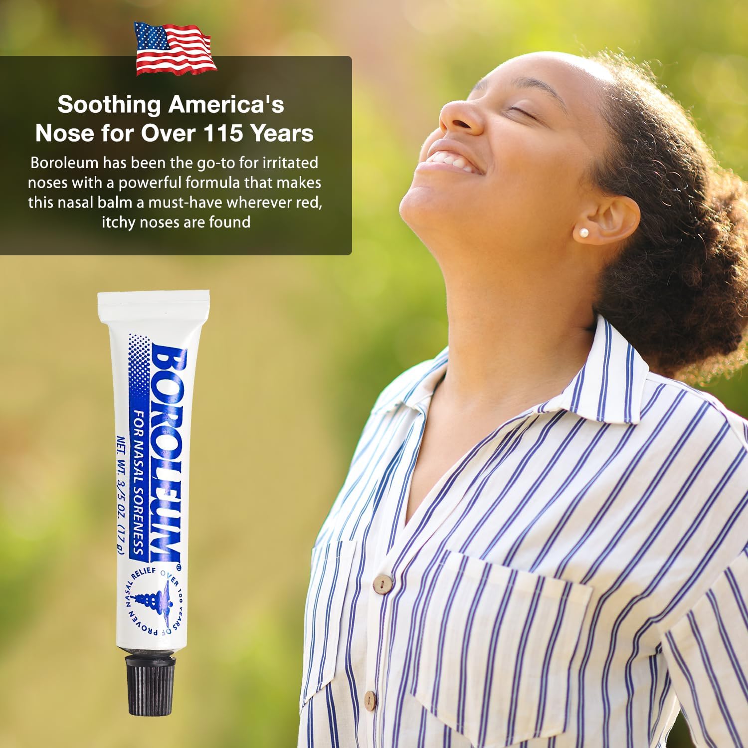 Boroleum for Nasal Soreness, 17 Grams, 3/5 Ounce Tube : Antiseptic Ointments : Health & Household