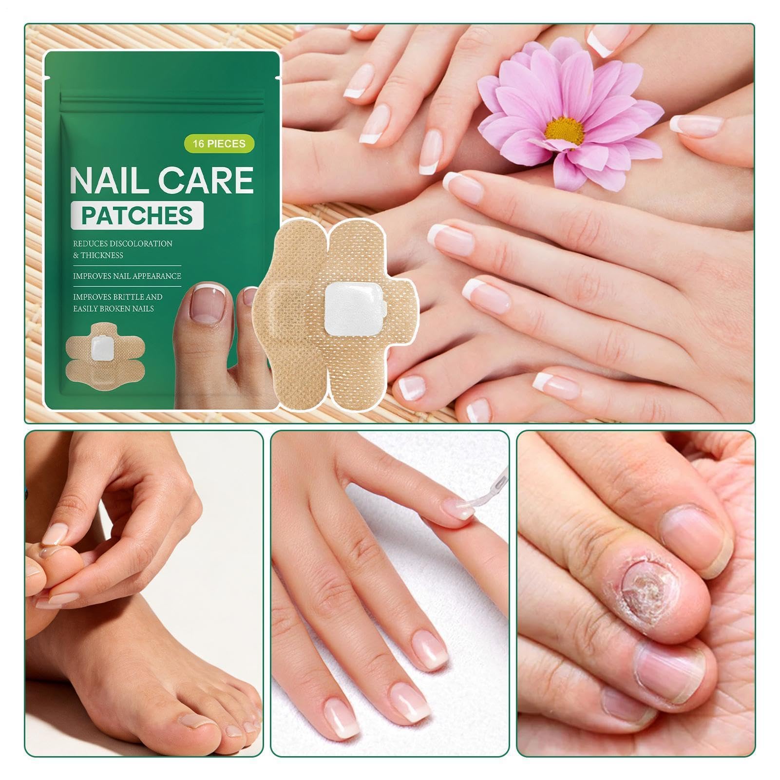 Nagelpflaster – Zehennagel-Pflege, Nagelstärkungspflaster – für Männer, Frauen, , Freunde, Reisende, Profis, Büro, Zuhause, Reisen, Salon, Maniküre, tägliche Routine