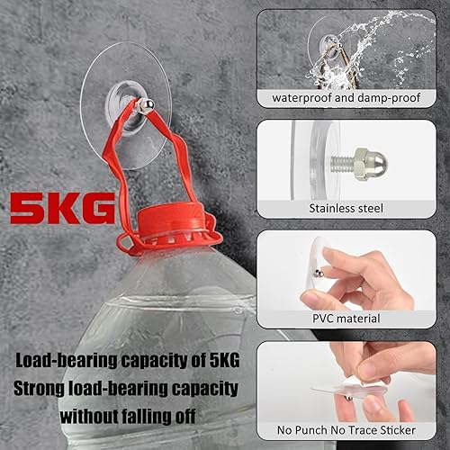 Miniatura 2 de Clips de metal autoadhesivos, 12 clips autoadhesivos fuertes para colgar y organizar, clip de resorte para pósteres de papel, tapiz de fotos, pared,