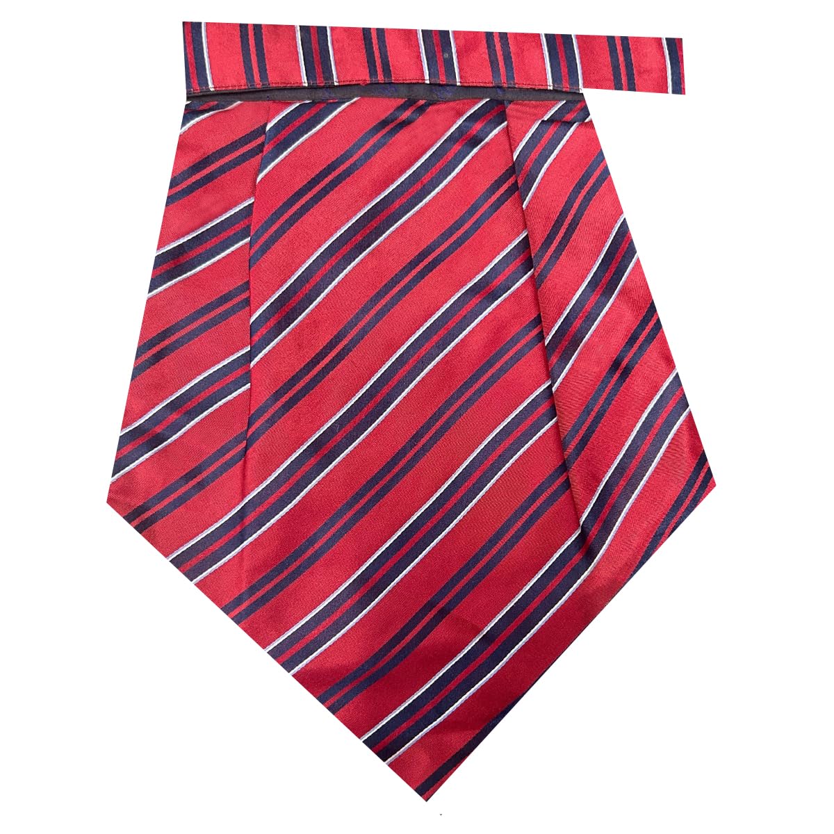 Mens Cravat | Color -Maroon Strips | pack of 1 | Size -12 x 9 inches | tweed fabric | Microfiber | Superior finishing | Packaging – White box |-image-39