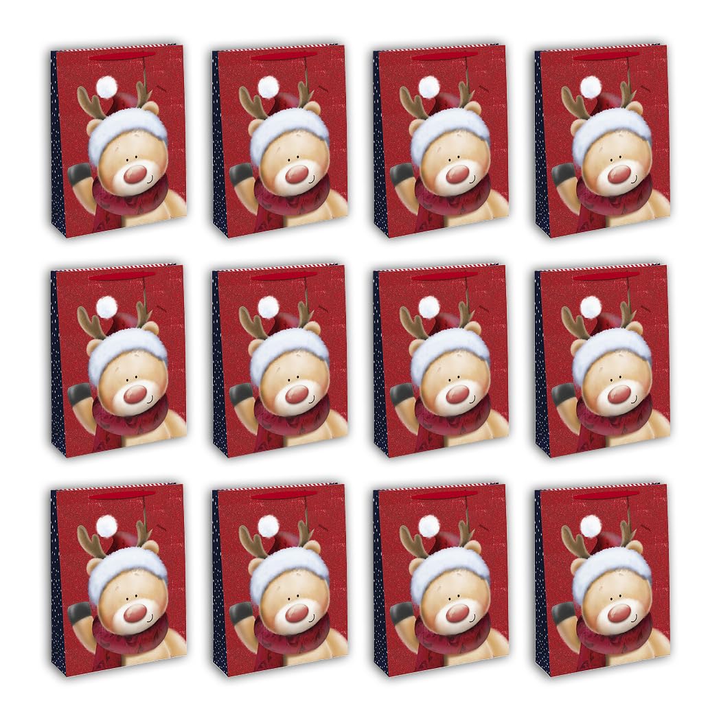 Clairefontaine X-31226-1WCpack 12 Geschenktüten Excellia 33x15x45,5cm Xmas