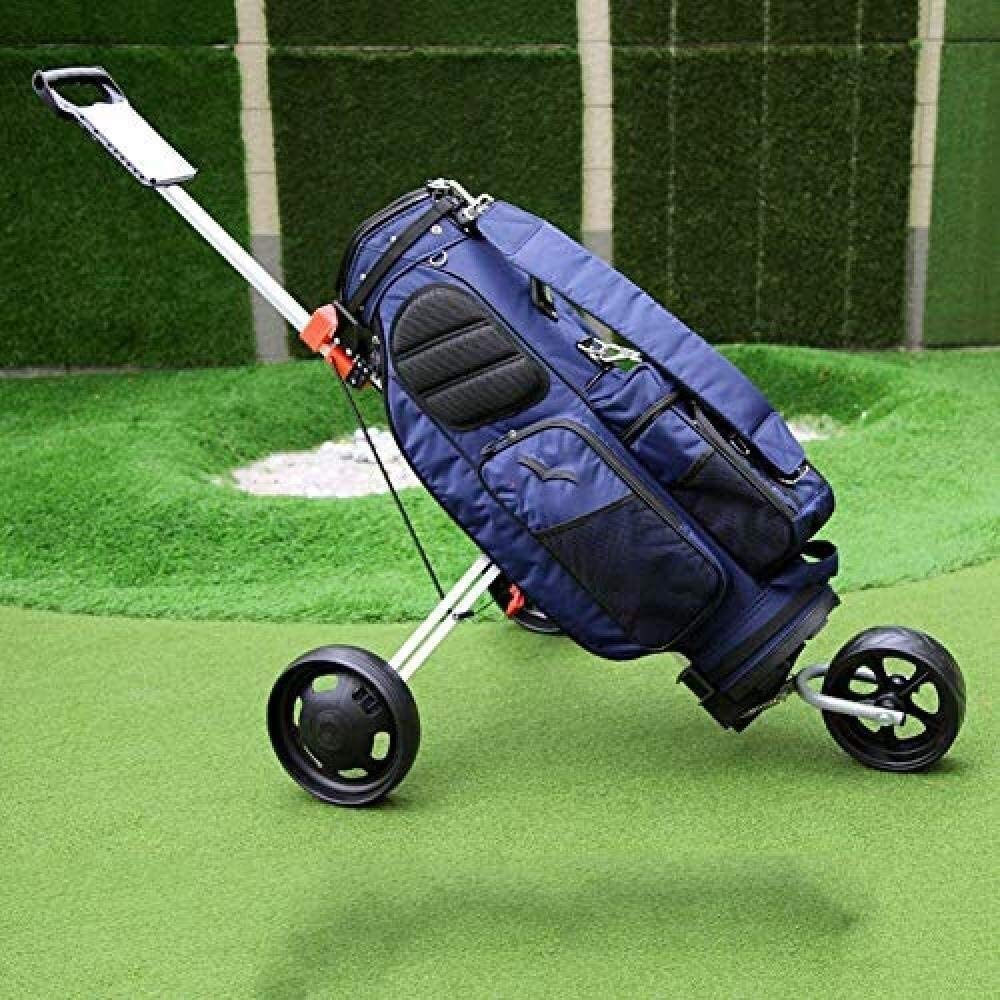 Buy SHUKUILIUDT Golf Push Cart Golf Trolley Push Pull Cart Golf Trolley