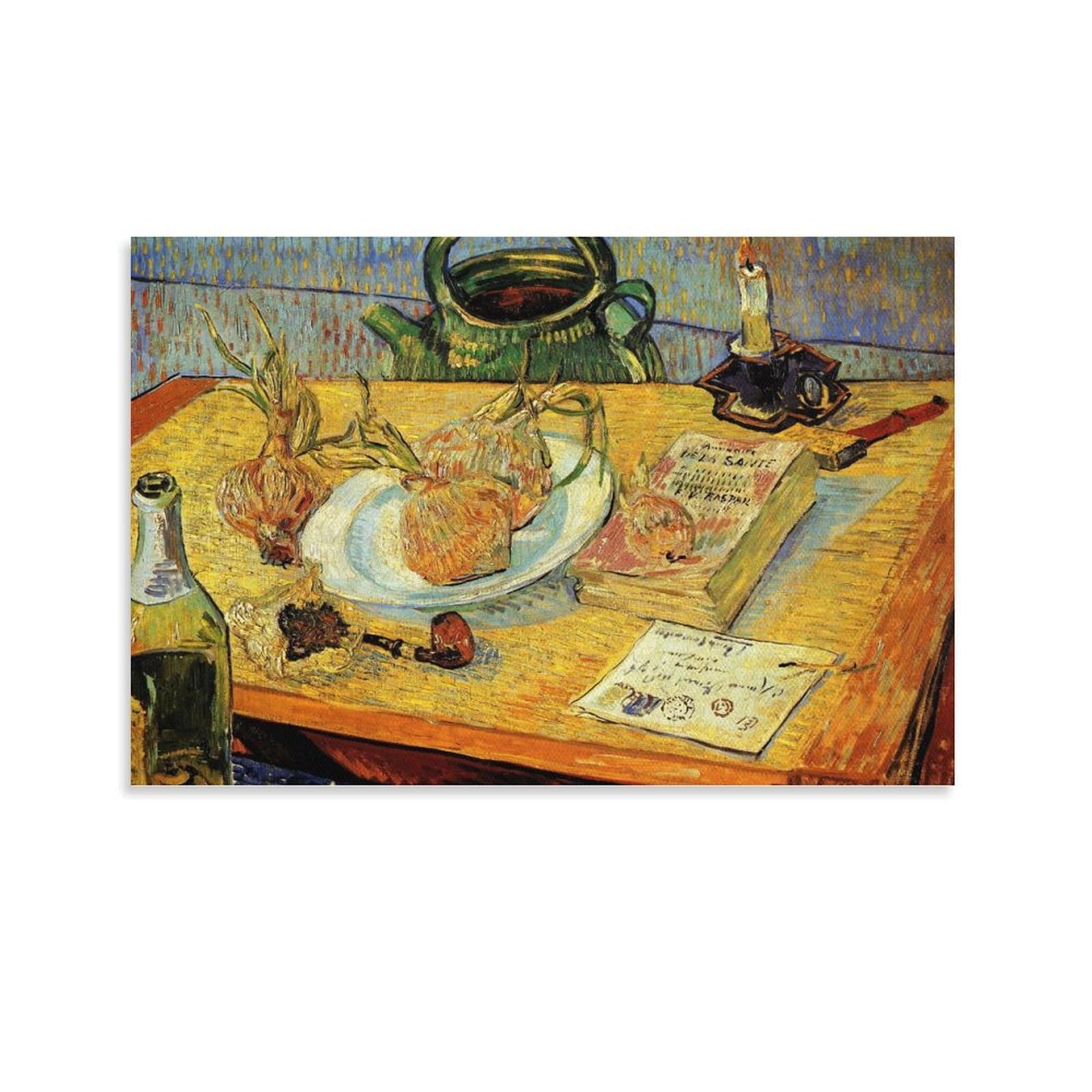 油彩画 玉ねぎの静物画 油彩画 玉ねぎの静物画