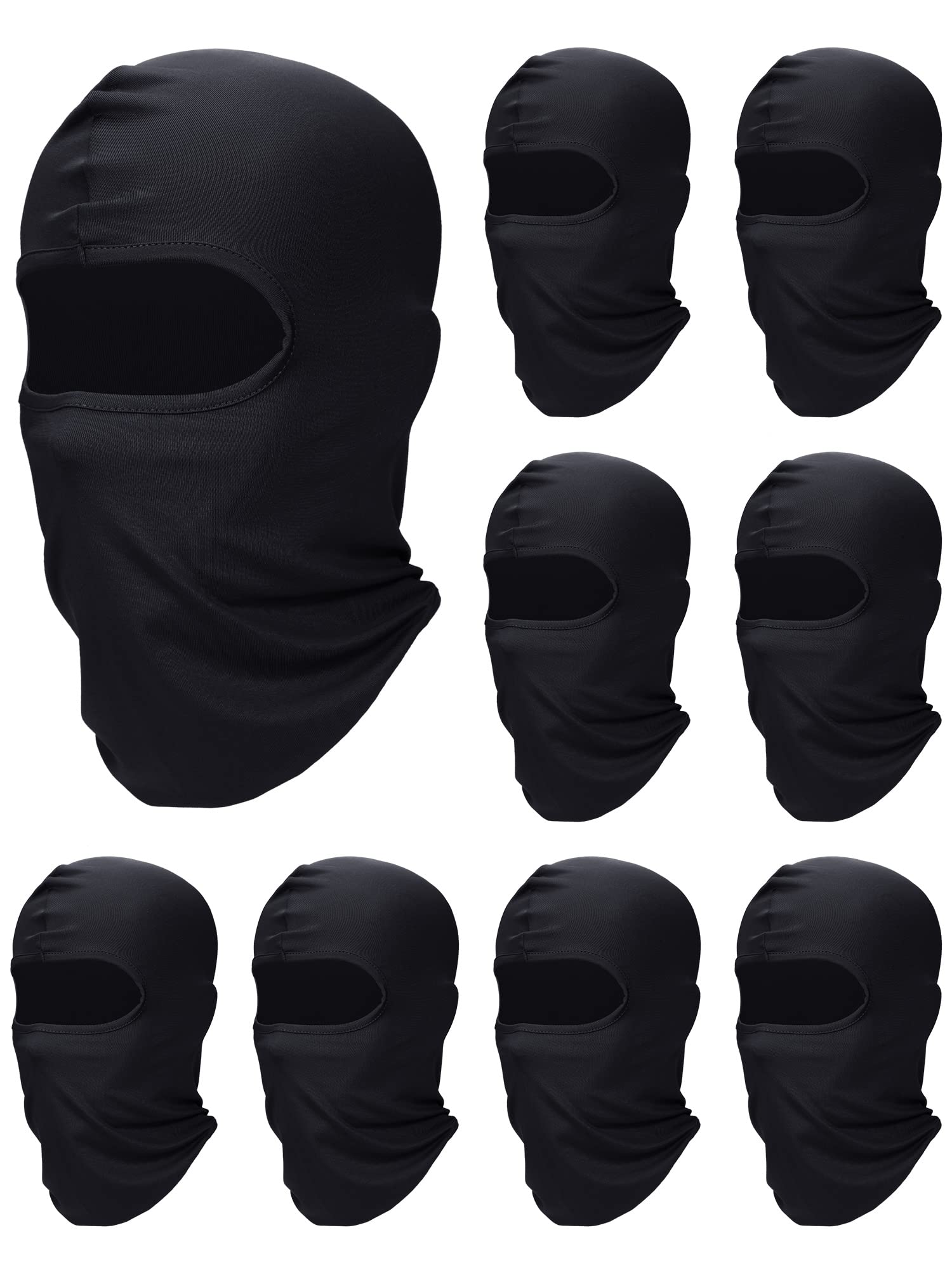 SATINIOR 9 Pcs Ski Mask Men Balaclava Pasa Monta as para Hombre Hood Protection Full Face Cover Cooling