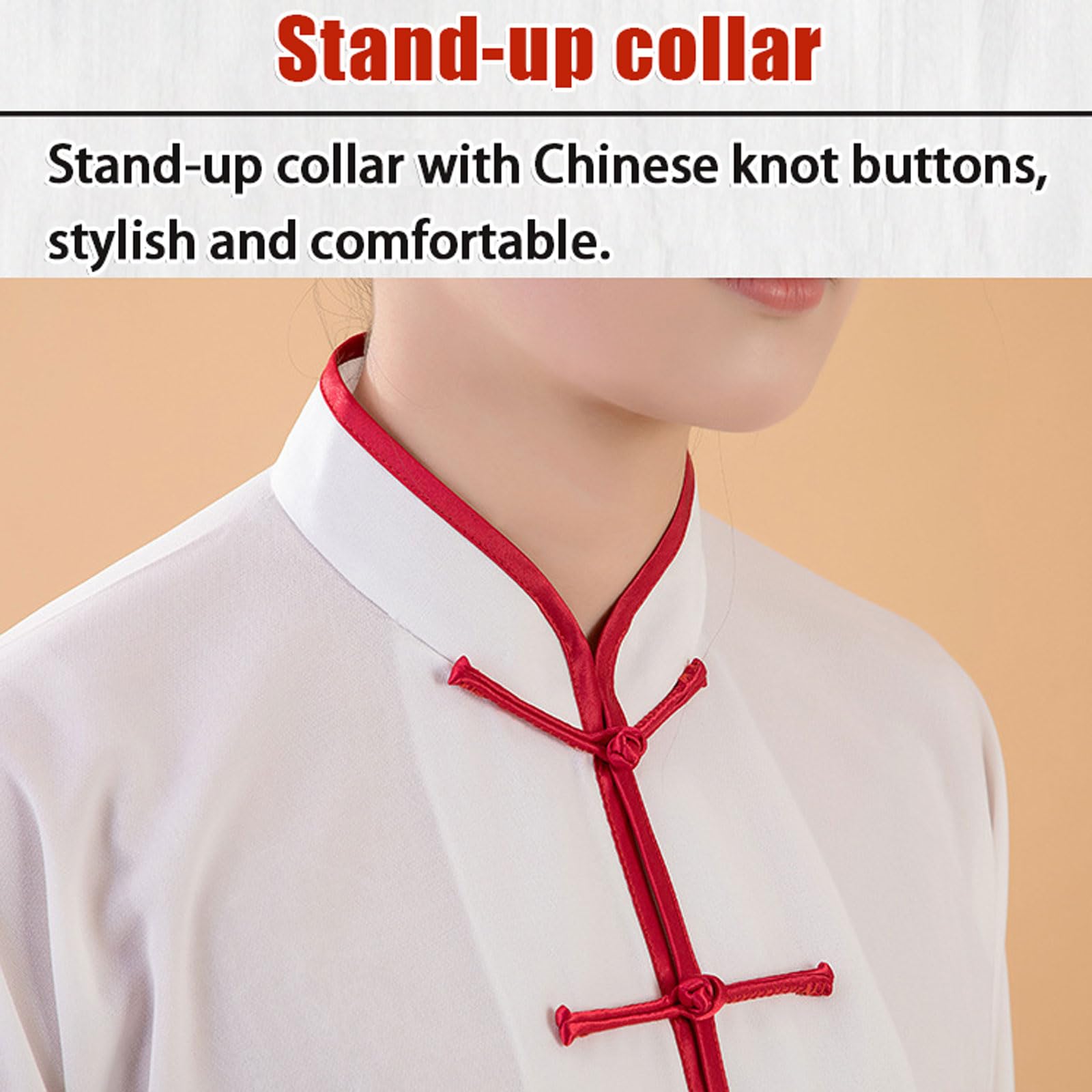Tai Chi Anzug Damen,Unisex Kung Fu und Tai Chi Uniform,Leichte Kostüme für Kung-Fu-Morgenübungen,Kampfkunst Anzug,Locker Und Bequem,für Meditation,Kampfsport,Wing Chun-Bekleidung