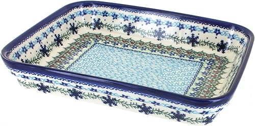 Miniatura 6 de Blue Rose Polaco Cerámica Mariposa Mediano Rectangular Baker
