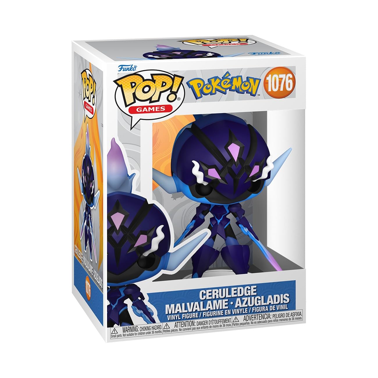 Funko Pop! Games: Pokemon, Ceruledge, Collectable Vinyl Figure, Gift Idea, Official Merchandise, Toys for Kids & Adults
