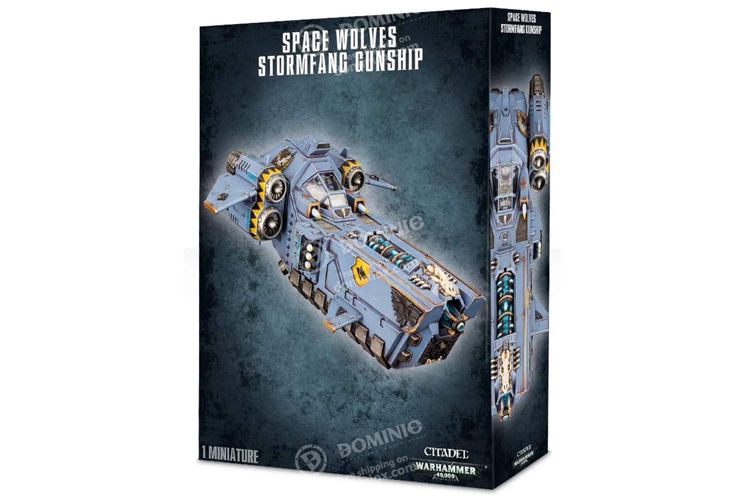 GAMES WORKSHOP 99120101117" Warhammer 40,000" Space Wolves Storm Fang Gunship Action Figure