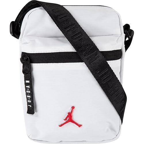 Nike Jordan Airborne Festival Bag – Unisex Crossbody with Zipper Compartments, Adjustable Strap & Compact Everyday Storage