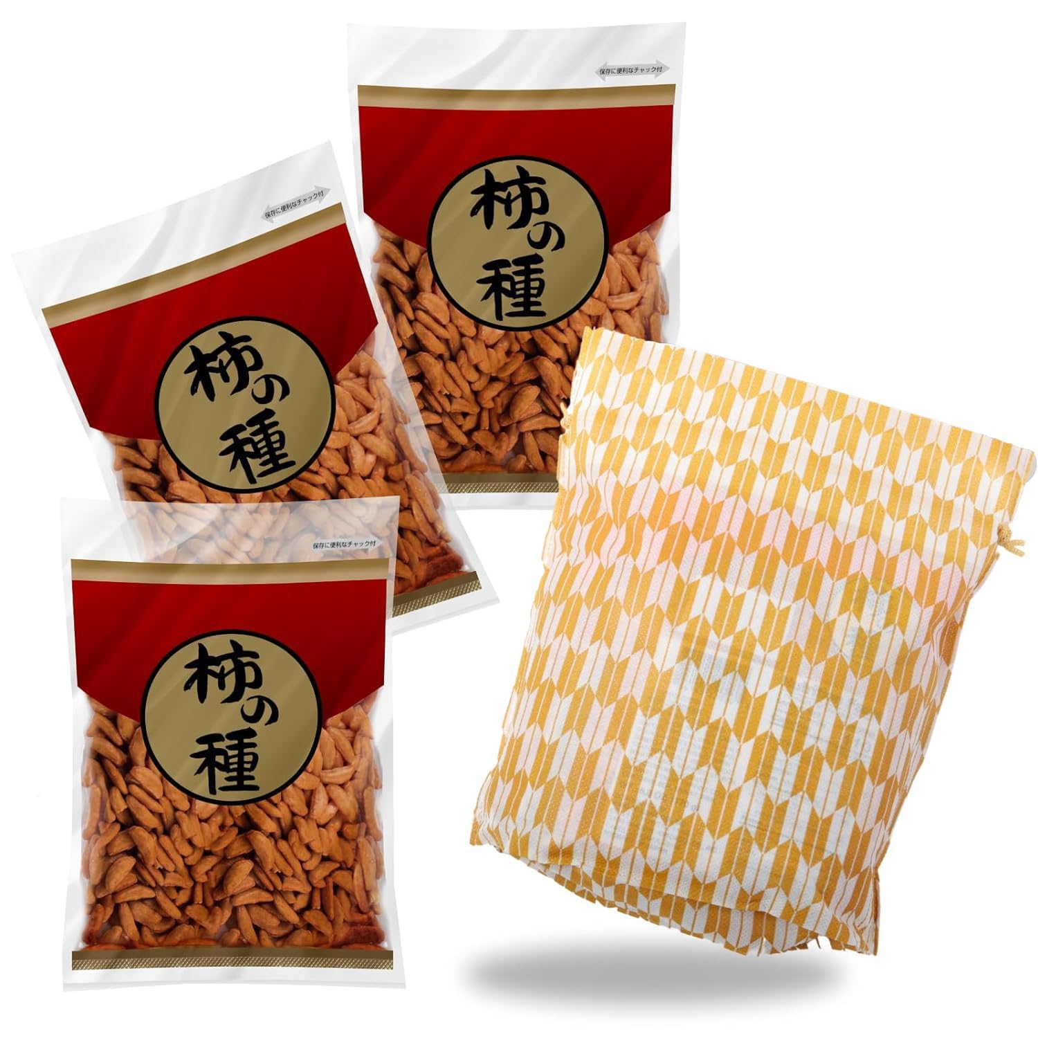 MINOYA Rice Crackers Japanese Kakinotane Mochi Crunch Arare Made in JAPAN (170g x 3)