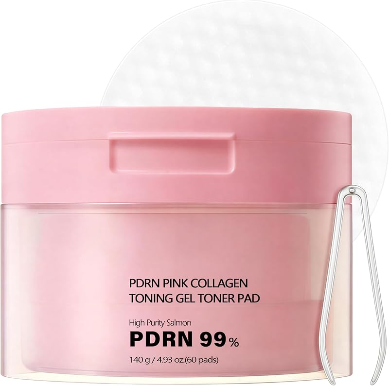 Discos de gel para tônico facial Bukamkom com colágeno e madecassoside, 60 unidades