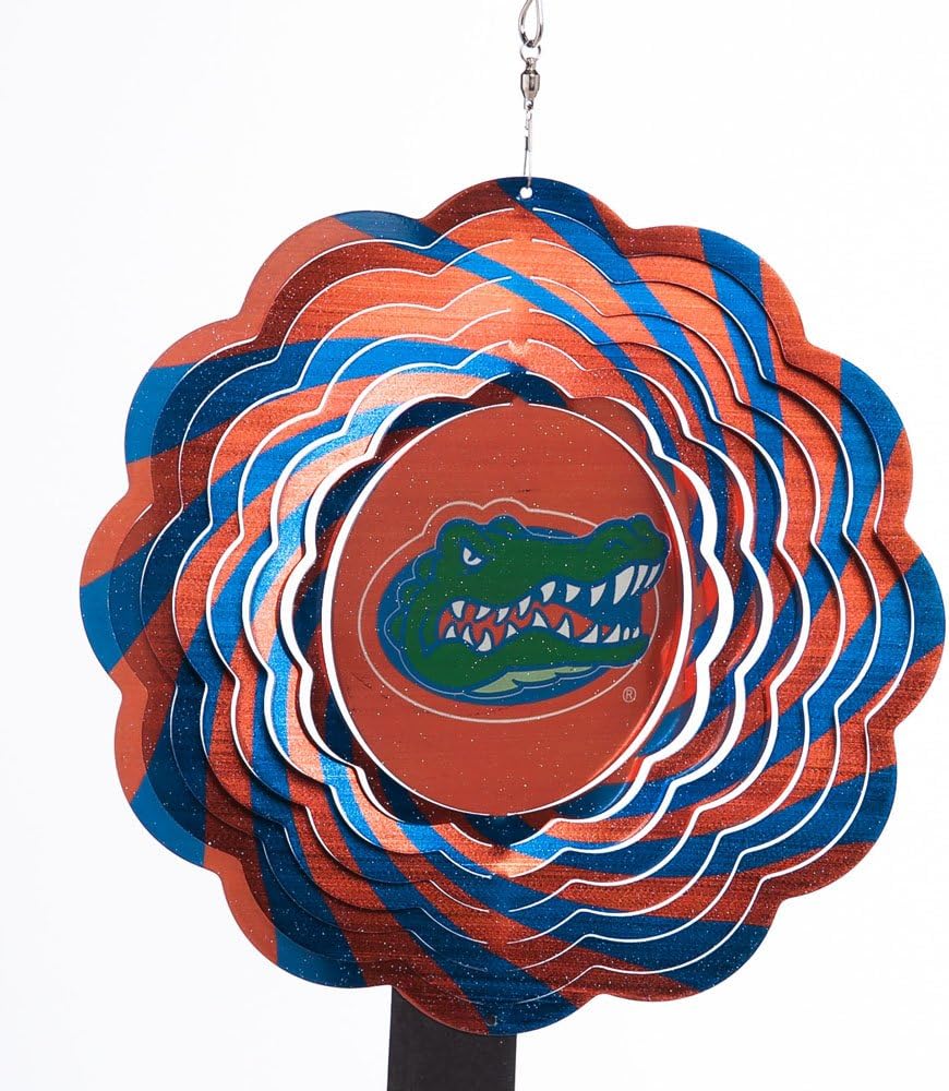 Florida Gators Geo Spinner Sports Fan Wind Sculptures