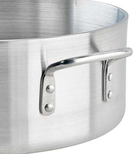 Miniatura 3 de Winco Sartén de aluminio de 0.236 in, 15 cuartos de galón, mediana