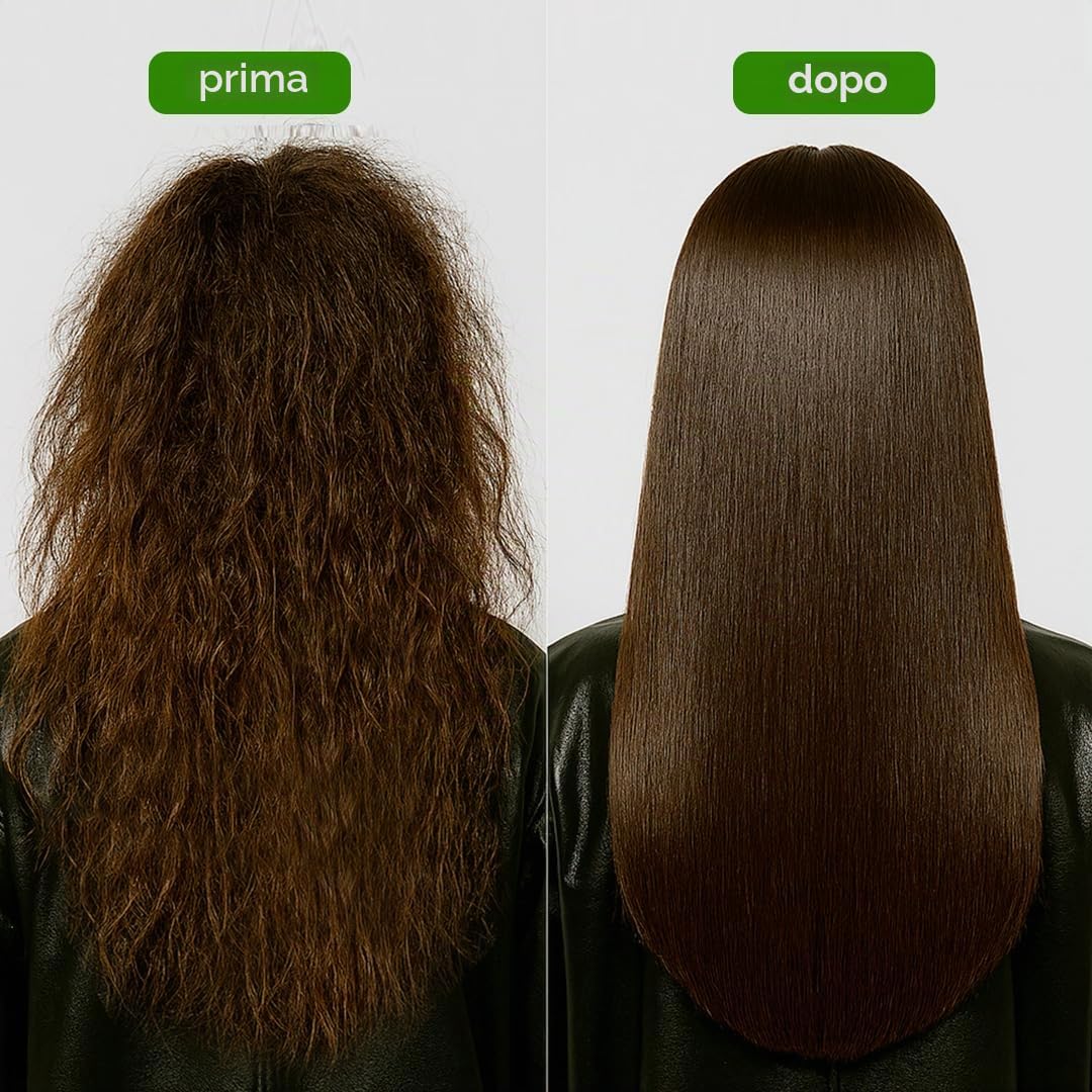 I Belli Capelli Ravenna Organic Hair B-tox, trattamento anti-crespo, senza formaldeide, lisciante per capelli, 35.2 oz / 1 kg | Formula delicata della linea · Odore basso · Idratazione profonda