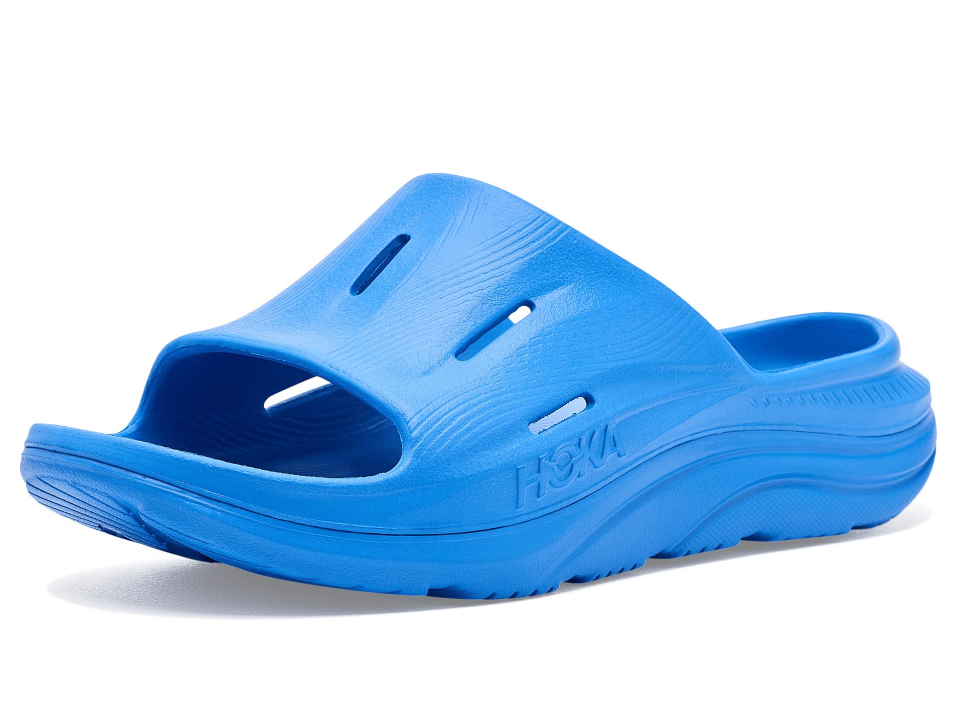 HOKA unisex-adult Ora Recovery Slide 3 10 Women/8 Men Virtual Blue/Virtual Blue