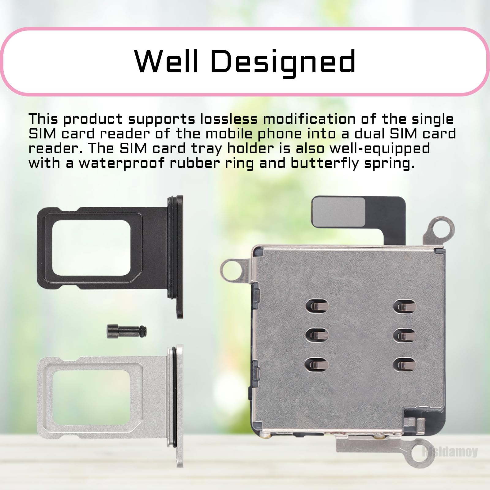 Amazon.com: Risidamoy for iPhone 11 Dual SIM Card Reader Flex