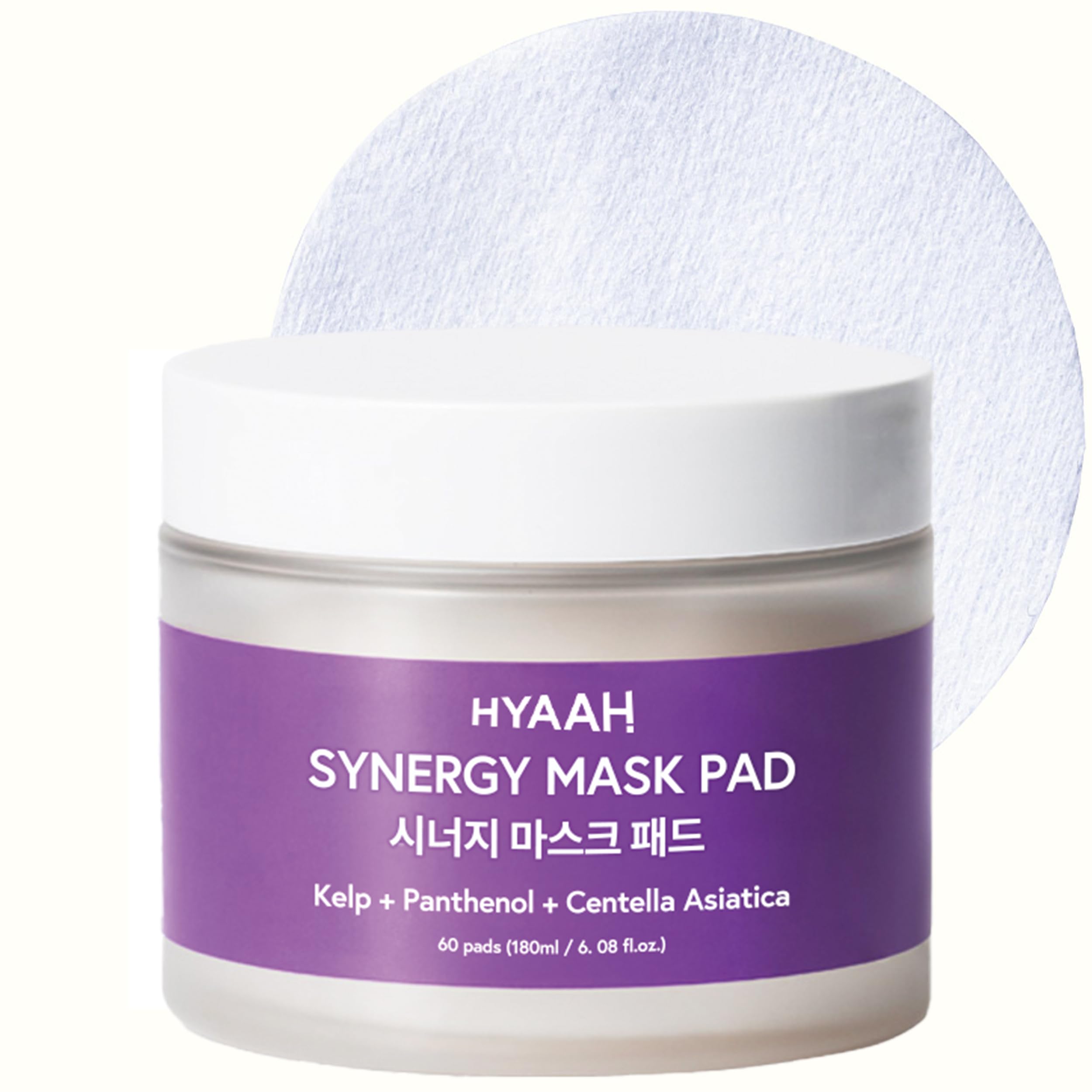 Amazon.com : HYAAH Synergy Mask Pad - Korean Face Toner Pads with