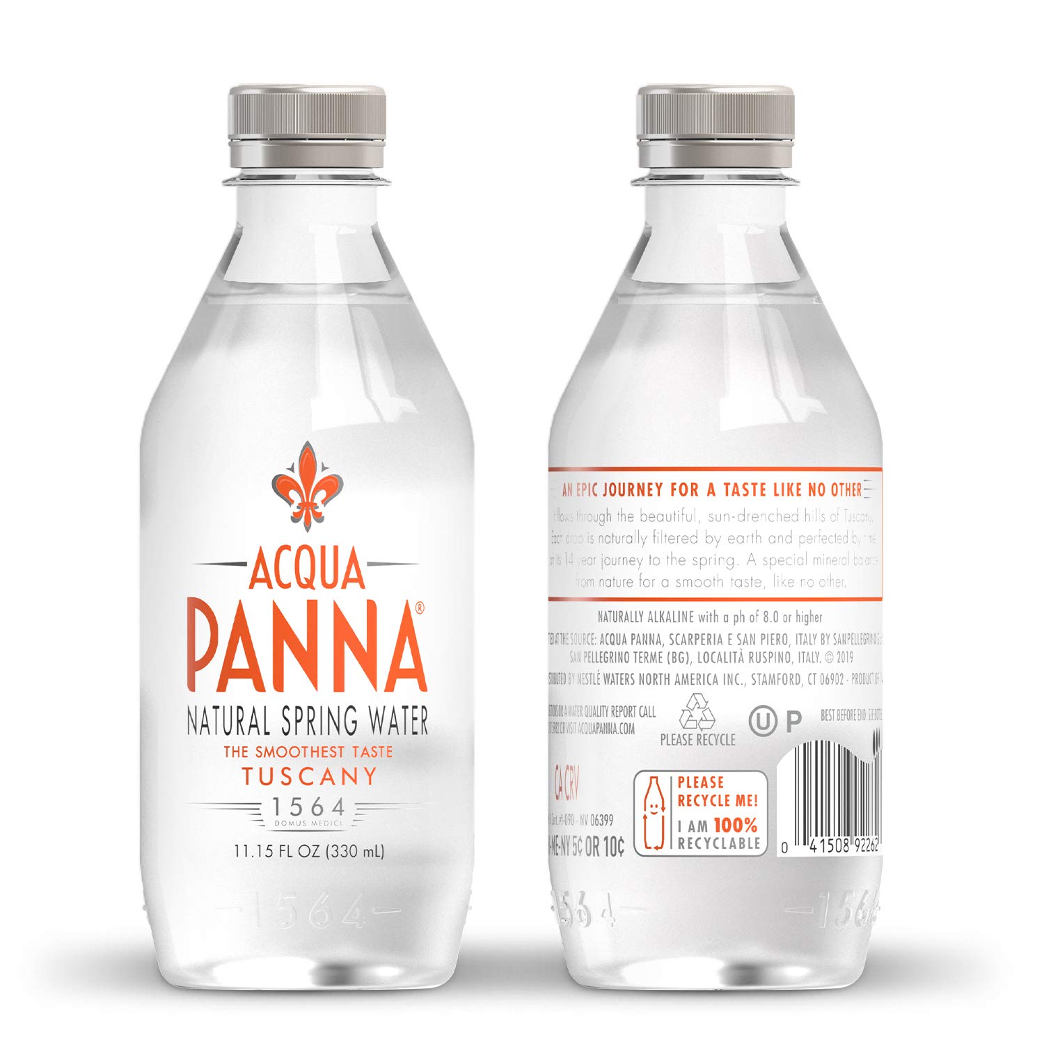 Buy Acqua Panna Natural Spring Water 11 15 Fl Oz Plastic Bottles Pack Of 24 Online In Indonesia B085pwsjgl