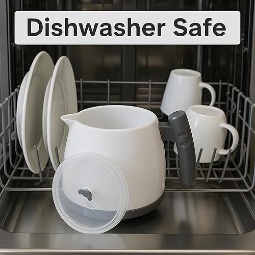 Miniatura 4 de Hervidor de té para microondas, caldera de agua caliente de 28 onzas (27.1 fl oz)