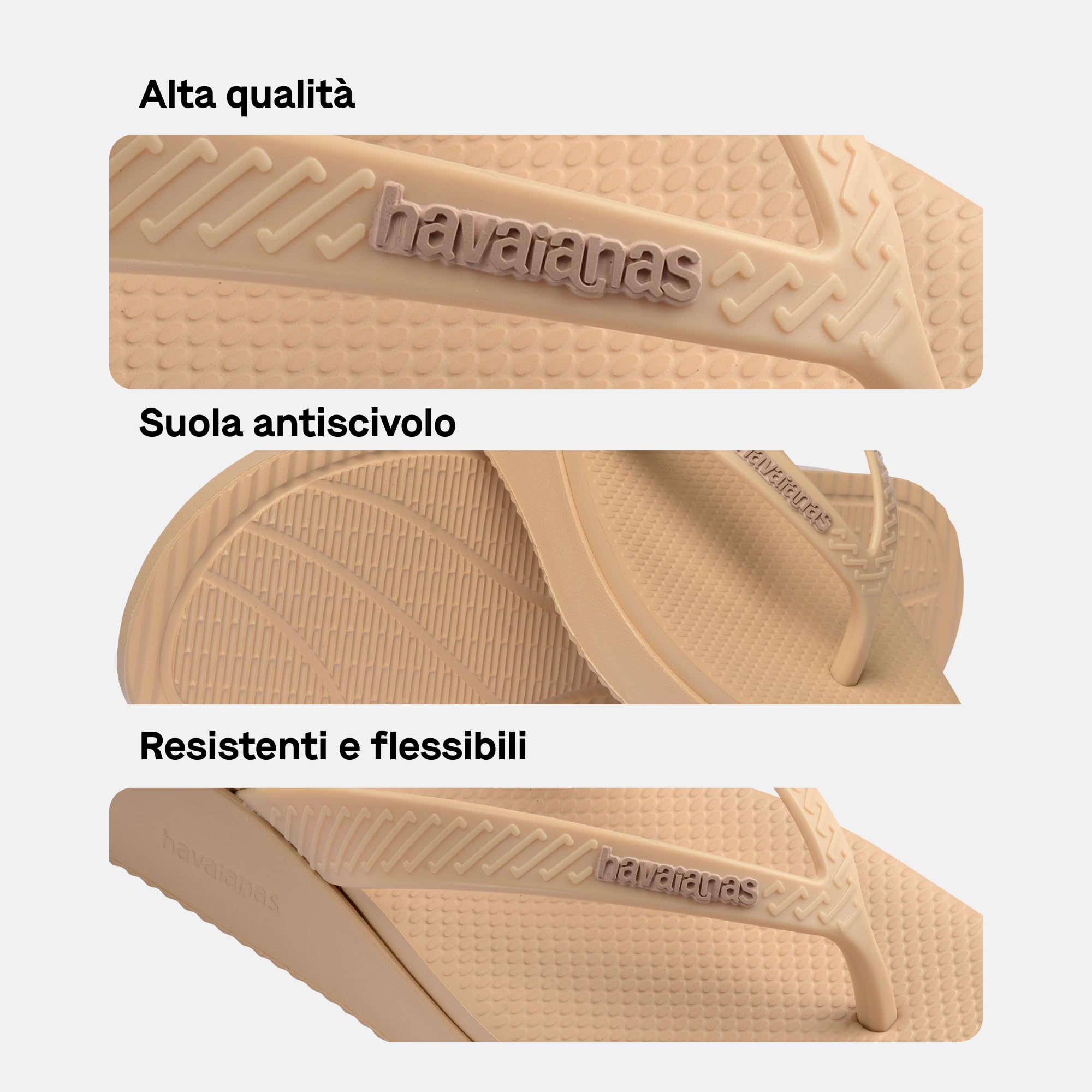Havaianas - High Platform II, Infradito da Donna con plateau, Comode e Leggere, con Suola Anatomica e Antiscivolo, 39 EU