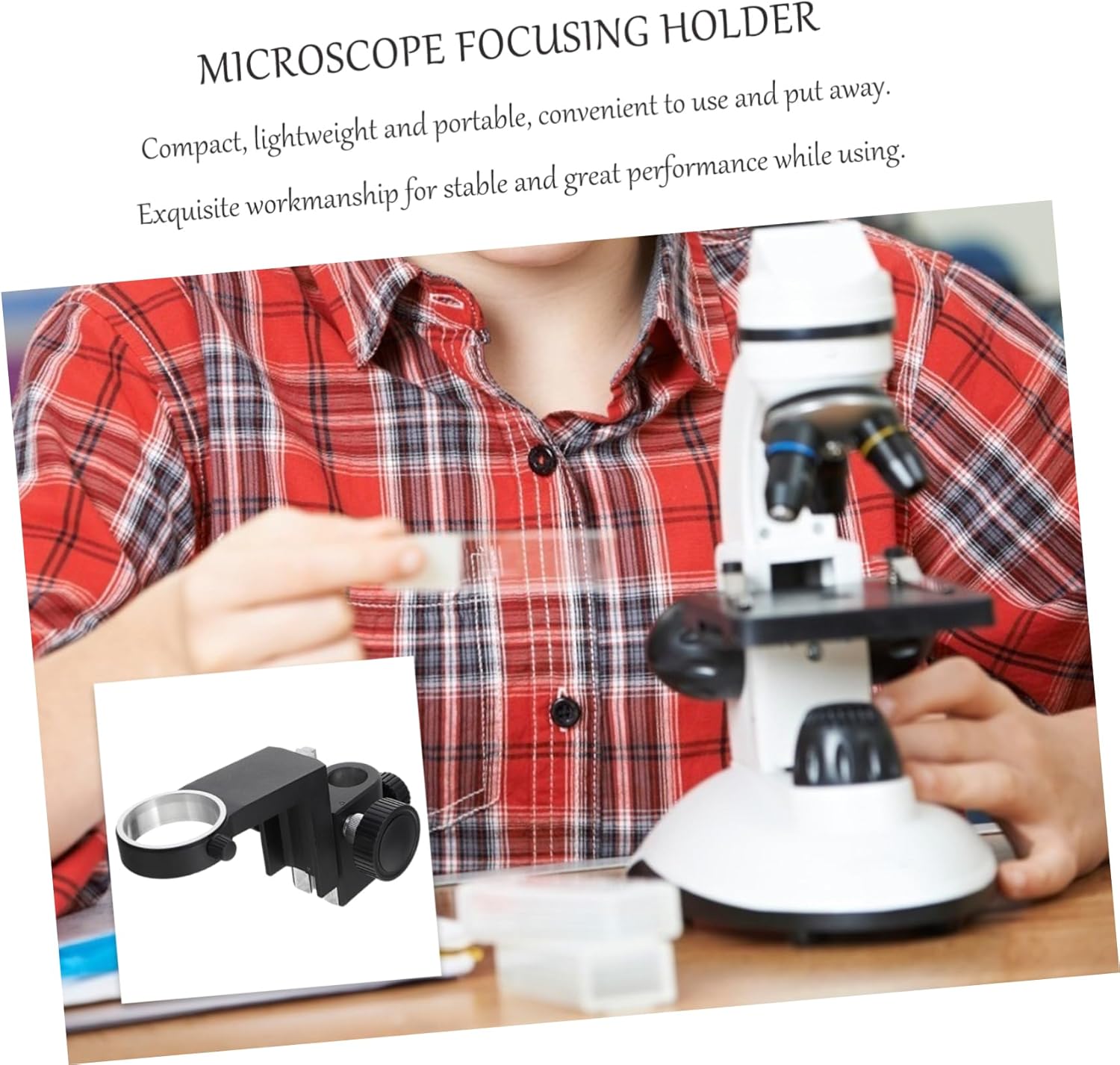 Microscope Bracket for Lens Moving Stand Industrial Camera Support Easy to Focus Material
