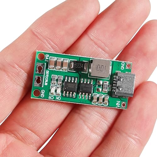 Miniatura 6 de 2 unids tipo C BMS 4S 1A batería de litio Li-ion placa de protección de carga Boost módulo de carga DC 8.4V 12.6V 16.8V (4S 1A)