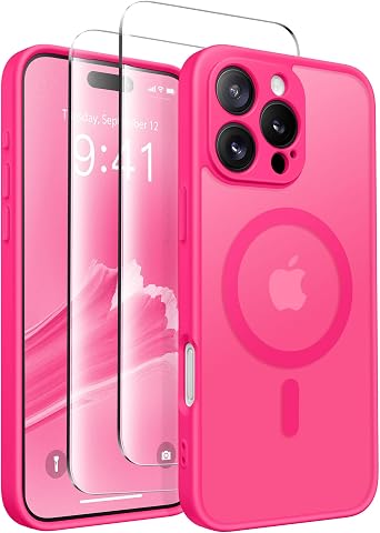 CAPRARO for iPhone 16 Pro Max Case, Compatible with MagSafe