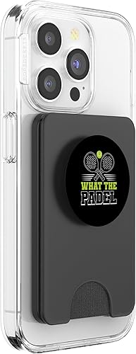Miniatura 4 de What The Padel Racquet Paddle PopSockets PopWallet for MagSafe