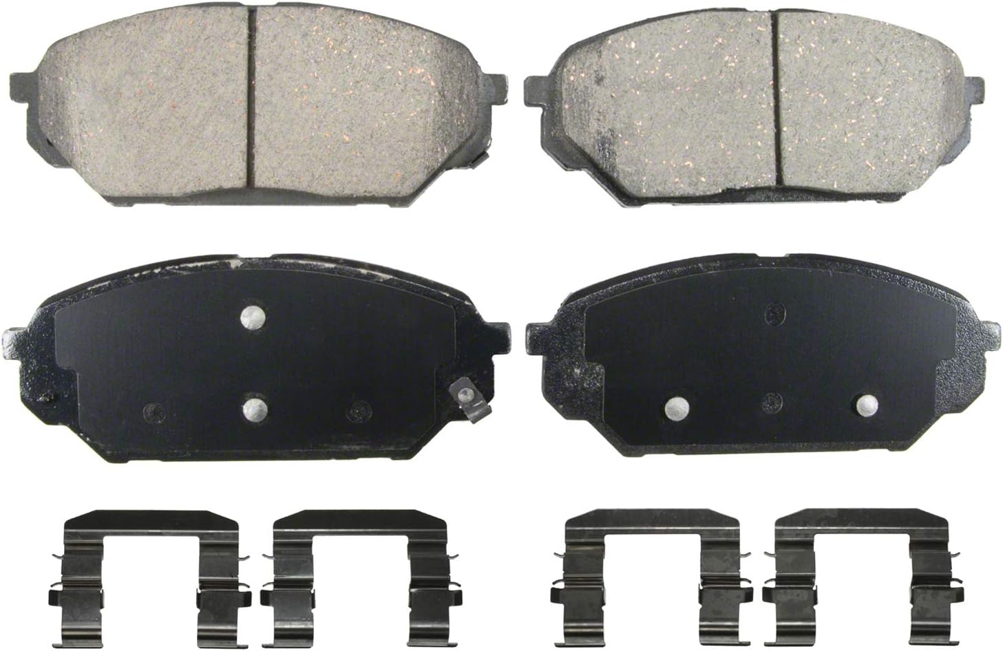Wagner QS ZD1301 Disc Brake Pad Set, Chamfered Edges for Smooth, Quiet Stops, Fits 2007–2012 Hyundai Veracruz