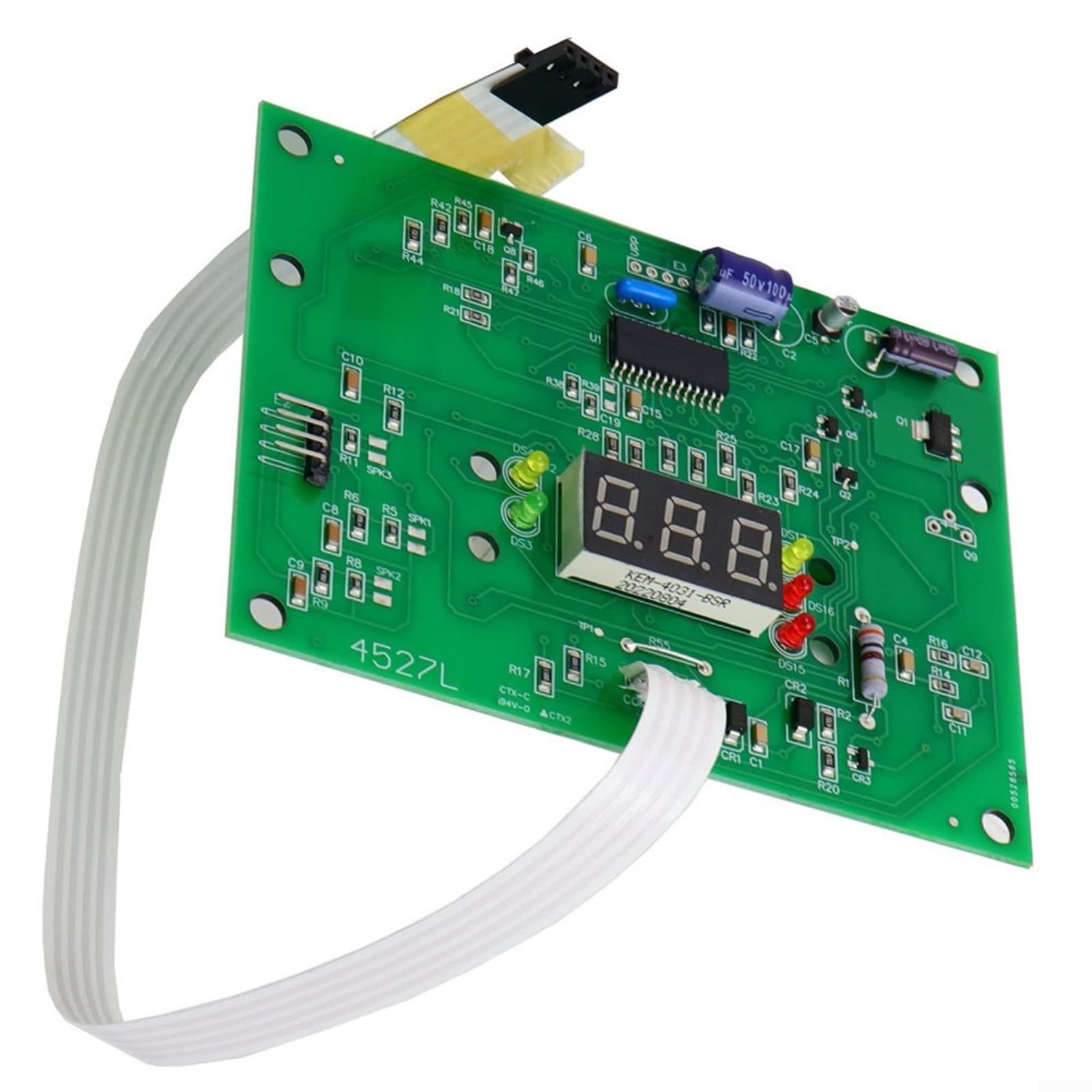 IDXL2DB1930 - Placa de repuesto para calefacción de piscina Hayward H400FDN, H350FDP, H250IDL2 con panel LED, resistente al agua salada, cable de 4 pines