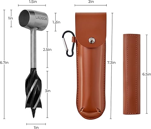 Miniatura 2 de LADECH Survival Tools Bushcraft - Kit de barra de arranque de fuego con kit de varilla de arranque de fuego, equipo y equipo de Bushcraft para