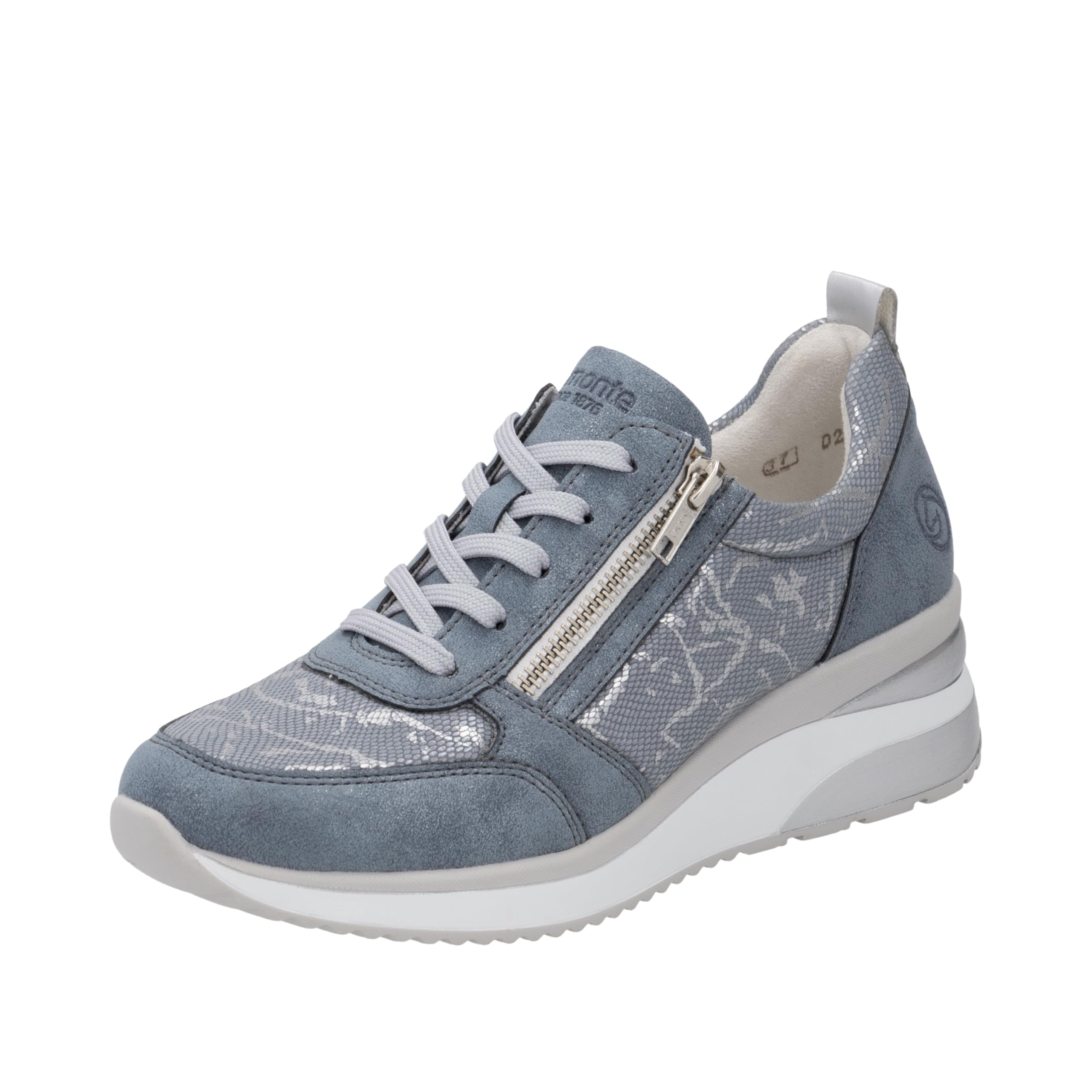 Remonte Women's D2401 Low Trainers, Blue, 7.5 UK