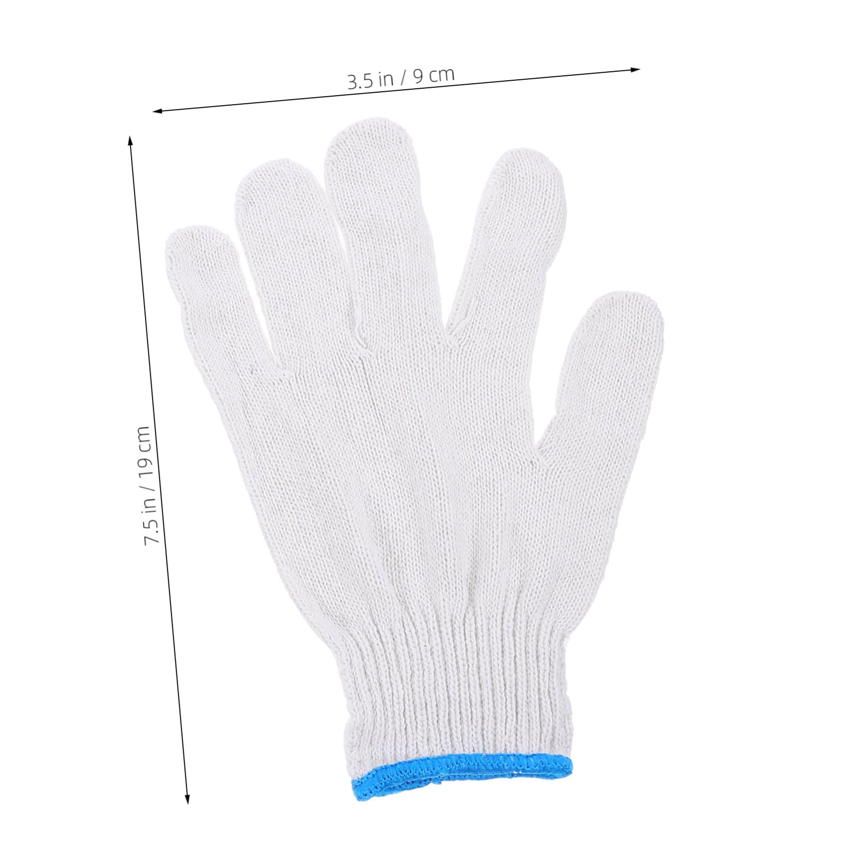 SUPVOX 20pares Guantes Trabajo Jardinería Exterior Resistentes Seguridad Cómodos Algodón