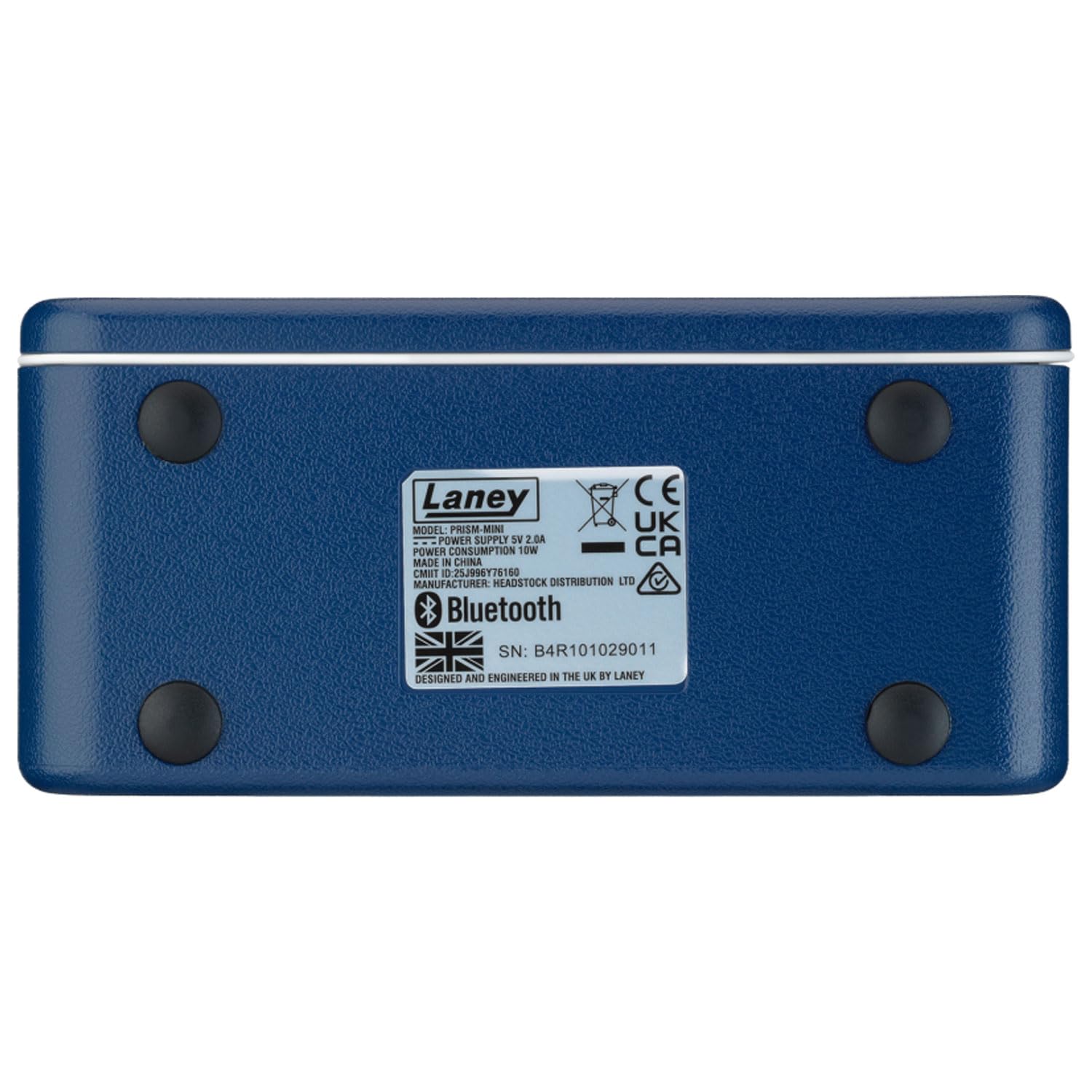 Laney Prism Mini Modeling Gitarrenverstärker Blau mit keepdrum Kabel