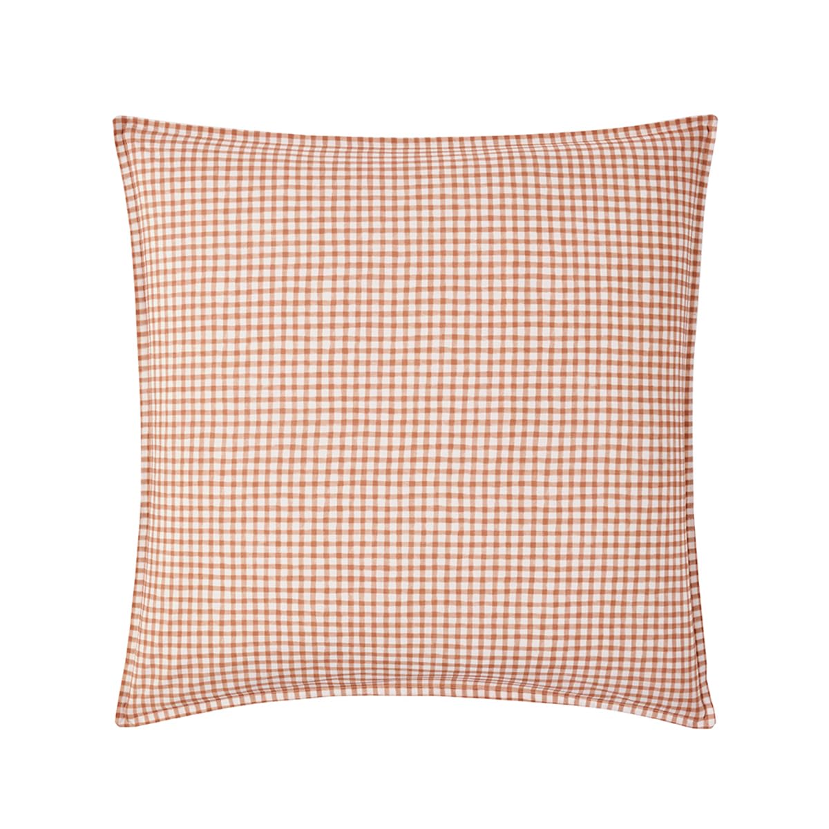 Printed Cotton Percale Mini Gingham Pillowcase 65 x 65 cm ESSIX