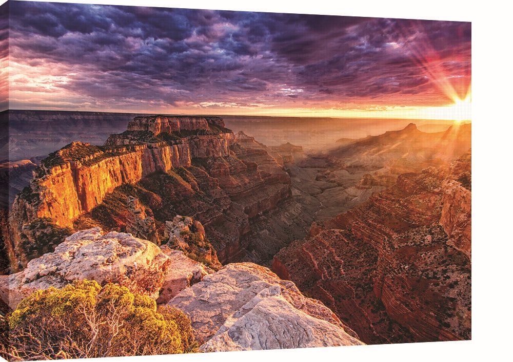 America Grand Canyon Canvas Print,. Ready To Hang.