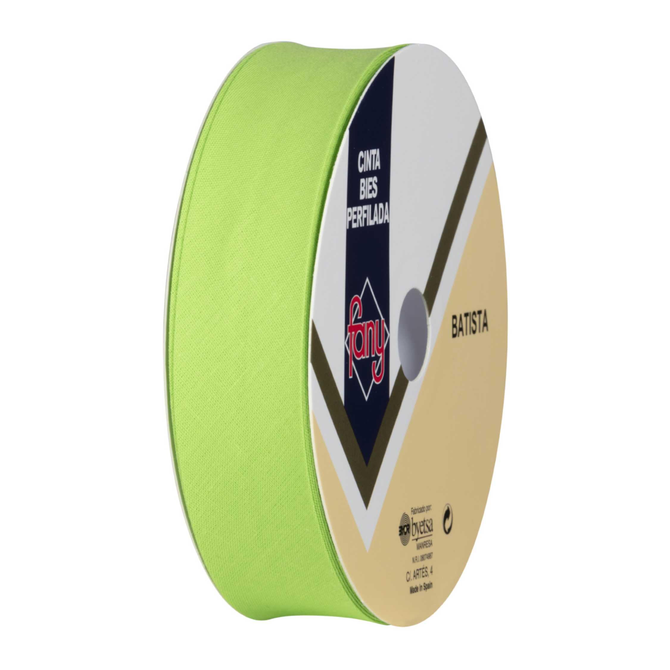 Discover Lifestyle & Fashion Fabrics Bias Binding Tape Polycotton Poly Cotton Sewing Piping Bunting Decorative Trim Edging Hemming Huge Colour Range | 18mm Wide (25 Metre Roll, Lime Green)