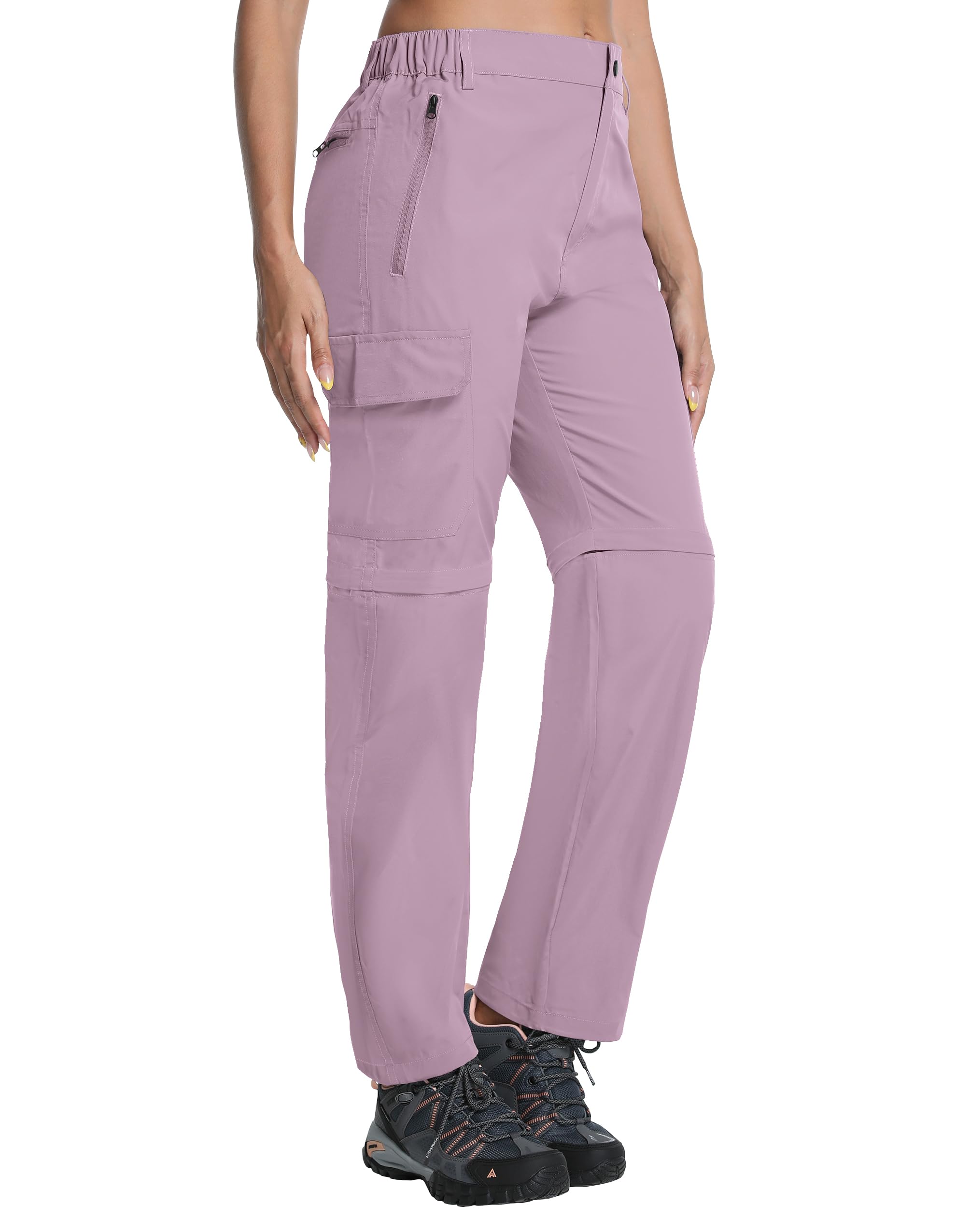 Women's Hiking Pants Convertible Zip Off Water Resistant - image 4
