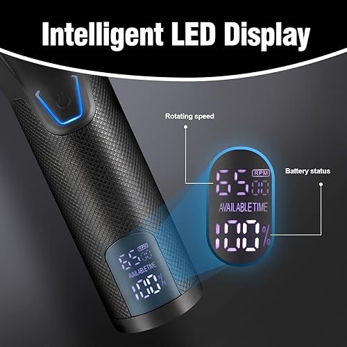 Miniatura 3 de Kit de cortapelos profesional, cortapelos inalámbricos para hombres, cortadora de pelo para barbero y recortadora de hoja en T de espacio cero con