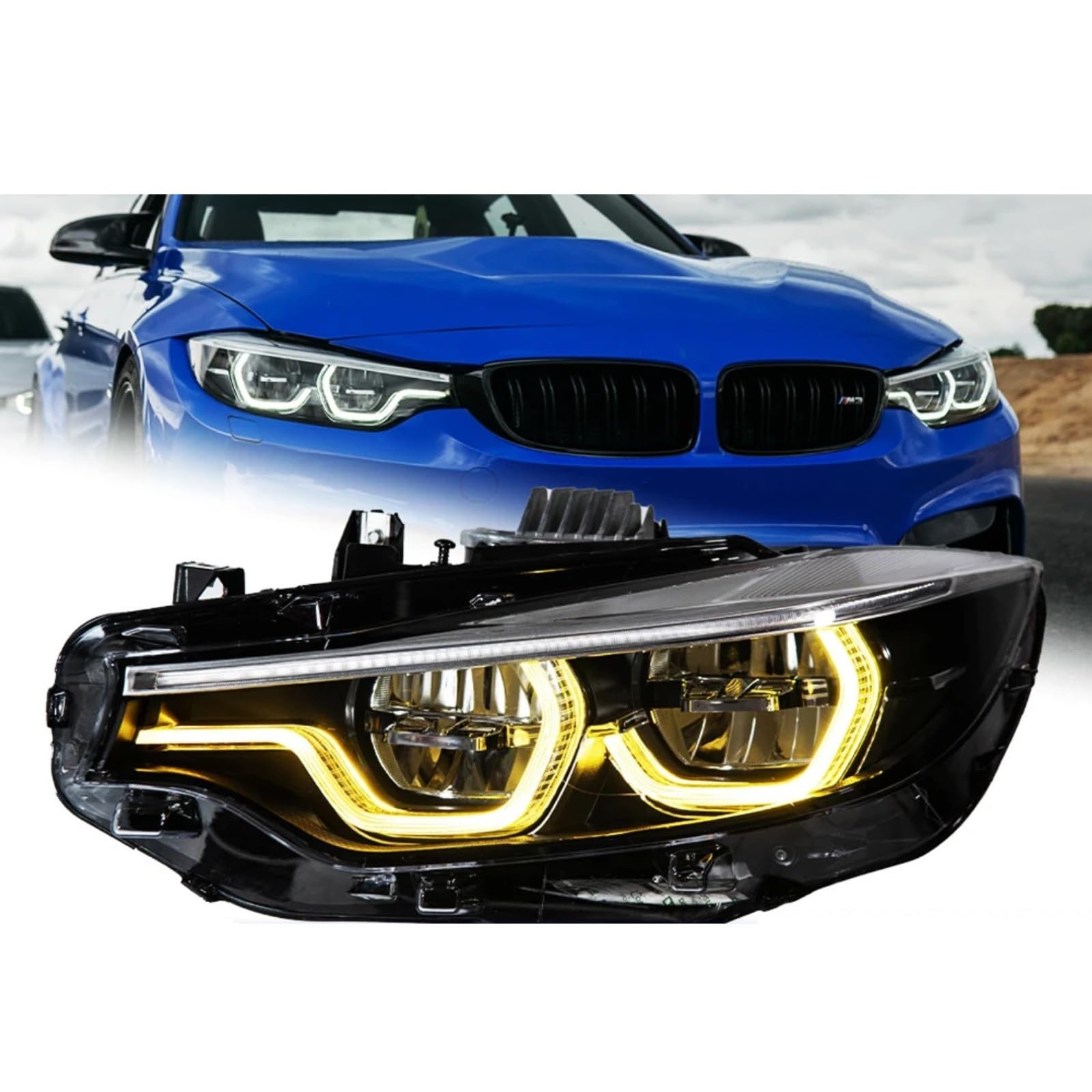Amazon | ヘッドランプ F32 F36 M4 F82 LED ヘッドライト 2013-2019