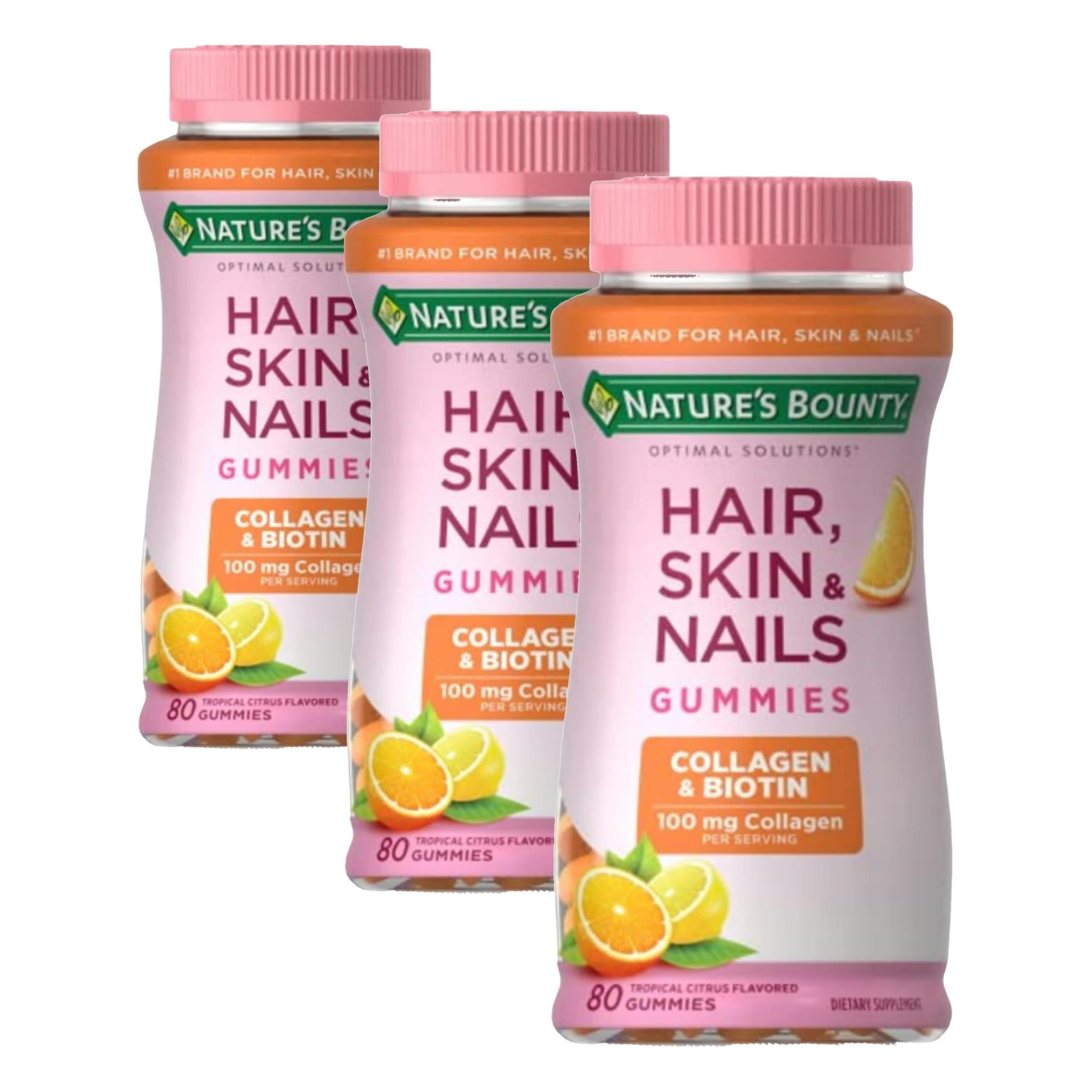 Nature's Bounty Optimal Solutions Hair, Skin & Nails with Biotin and Collagen